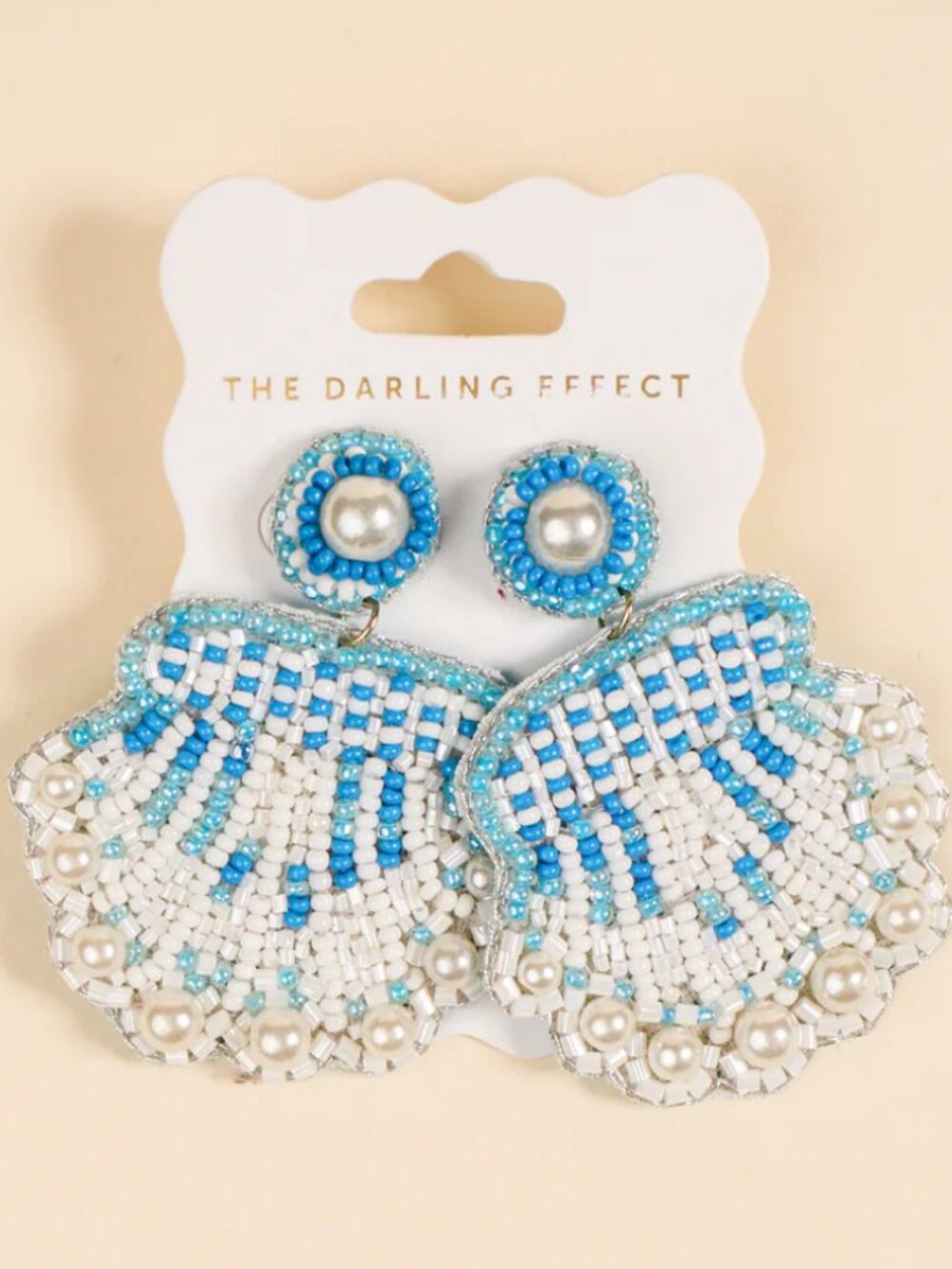 Seashell Beaded Earrings